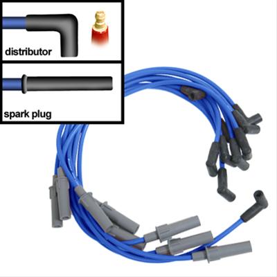 8mm Ignition Blue Spark Plugs 92-03 Dodge, Jeep 5.2L, 5.9L V8